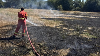 Muğla’da ot yangını kontrol altında: 500 metrekare alan zarar gördü