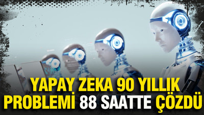 Yapay zeka 90 yıllık matematik problemini 88 saatte çözdü