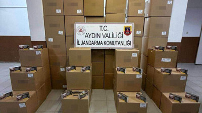 Aydın'da kaçak tütün operasyonu: 630 bin makaron ele geçirildi
