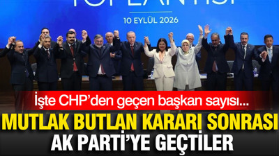 Mutlak butlan kararı sonrası AK Parti’ye geçtiler: İşte CHP’den geçen başkan sayısı