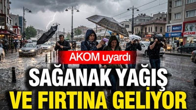 AKOM uyardı: Sağanak yağış ve fırtına geliyor (12 Eylül 2026)