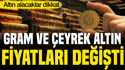 Altın fiyatları bugün ne kadar? Gram altın, çeyrek altın kaç TL oldu? (13 Eylül Pazar)