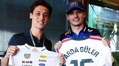Arda Güler ile Max Verstappen bir araya geldi: İmzalı formasını hediye etti