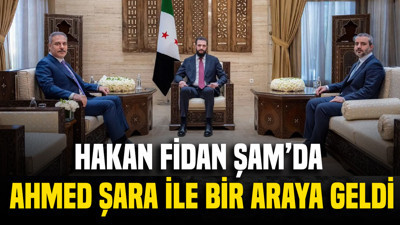 Hakan Fidan Şam'da Ahmed Şara ile bir araya geldi