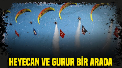 Nefesleri kesildi: İzmir semalarında heyecan ve gurur bir arada