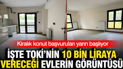 TOKİ'nin 10 bin liraya vereceği evlerin görüntüsü ortaya çıktı