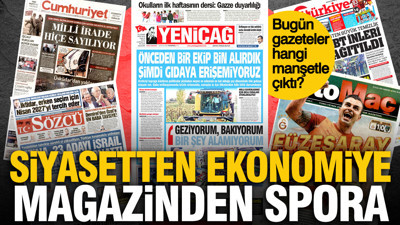 14 Eylül Pazartesi günü: Gazeteler hangi manşetle çıktı?