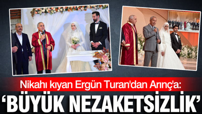 Bülent Arınç'a bir eleştiri de Fatih Belediye Başkanından: Büyük nezaketsizlik
