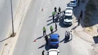Denetimi görünce yer değiştirdi, dron yakaladı: Uyanık sürücüye rekor ceza