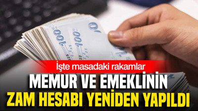 Memur ve emeklinin zam hesabı yeniden yapıldı: İşte masadaki rakamlar