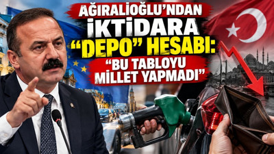 Ağıralioğlu’ndan iktidara “depo” hesabı: “Bu tabloyu millet yapmadı”