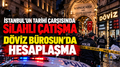 İstanbul'daki döviz bürosunda silahlı çatışma