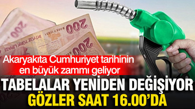 Akaryakıta cumhuriyet tarihinin en büyük zammı geliyor: Gözler saat 16.00'da