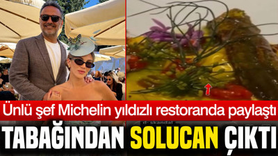 Arda Türkmen Michelin yıldızlı restoranda paylaştı: Tabağından solucan çıktı