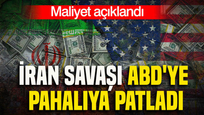 İran savaşı ABD'ye pahalıya patladı: Maliyet açıklandı
