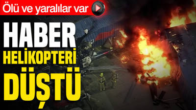 Yayın sırasında yere çakıldı: ABD'de haber helikopteri düştü