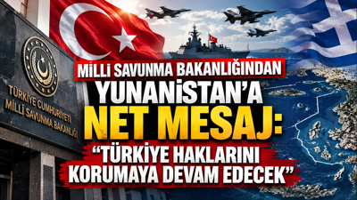 MSB'den Yunanistan'a net mesaj: Türkiye haklarını korumaya devam edecek