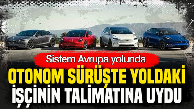 Sistem Avrupa yolunda: Otonom sürüşte yoldaki işçinin talimatına uydu