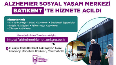 Batıkent Alzheimer Sosyal Yaşam Merkezi açıldı