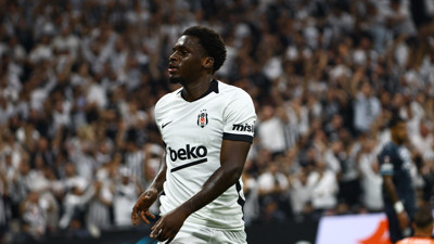 Ernest Poku Beşiktaş formasıyla siftahı Avrupa'da yaptı