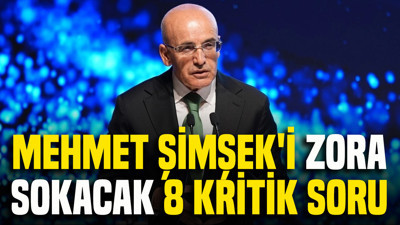 Mehmet Şimşek'i zora sokacak 8 kritik soru...