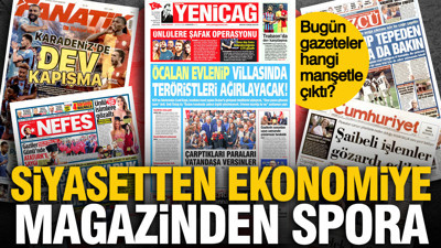 19 Eylül Cumartesi günü: Gazeteler hangi manşetle çıktı?