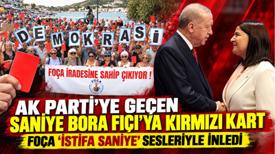 AK Parti’ye geçen Saniye Bora Fıçı’ya kırmızı kart: Foça “İstifa Saniye” sesleriyle inledi