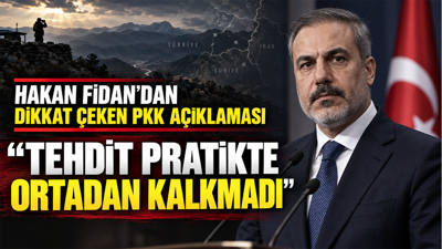 Hakan Fidan'dan dikkat çeken PKK açıklaması: Tehdit pratikte ortadan kalkmadı