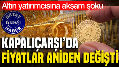 Kapalıçarşı'da akşam altın fiyatları ne kadar oldu? Gram altın çeyrek altın kaç TL? (21 Eylül)