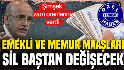 Mehmet Şimşek zam oranlarını verdi: Emekli ve memur Ocak 2027 maaşları değişecek