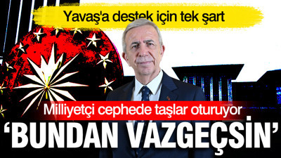 Mansur Yavaş'ı desteklemek için tek şart: Vazgeçsin