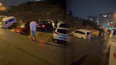 Ankara'da sel yolu çökertti