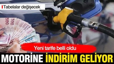Yeni tarife belli oldu: Akaryakıta indirim geliyor