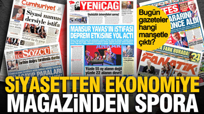 24 Eylül Perşembe günü: Gazeteler hangi manşetle çıktı?