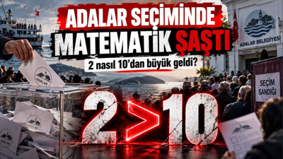 Adalar seçiminde matematik şaştı: 2 nasıl 10'dan büyük geldi?
