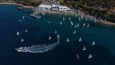 12 ülkeden 150 sporcu Bodrum'da yarışıyor: ILCA Europa Cup başladı