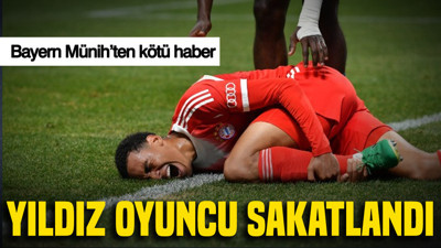 Bayern Münih’ten kötü haber: Yıldız oyuncu sakatlandı