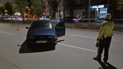 Denetimi görünce aracı terk edip kaçtı: Polis her yerde onu arıyor