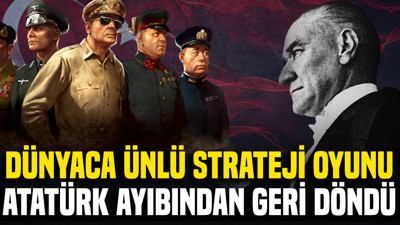 Dünyaca ünlü strateji oyunu Atatürk ayıbından geri döndü