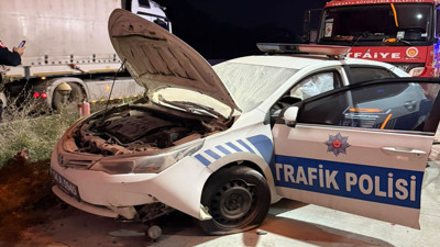 Radar denetimi yapan polis aracına çarpmıştı: Hastaneden acı haber gildi