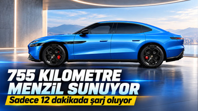755 kilometre menzil sunuyor: Sadece 12 dakikada şarj oluyor