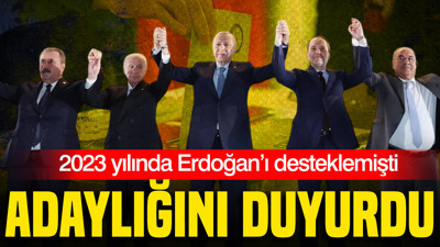 Fatih Erbakan'dan adaylık açıklaması: 2023 yılında Erdoğan’ı desteklemişti