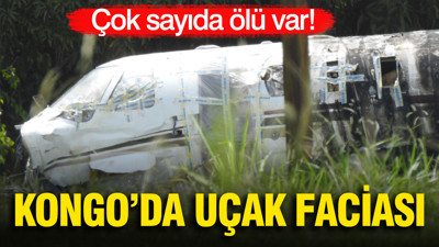 Kongo'da uçak faciası: Çok sayıda ölü var