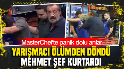 MasterChef'te yarışmacı ölümden döndü: Mehmet Şef'ten kritik müdahale