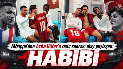Mbappe'den Arda Güler'e maç sonrası olay paylaşım: “Habibi”