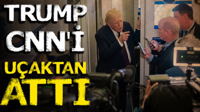 Trump, CNN'i uçağa almadı