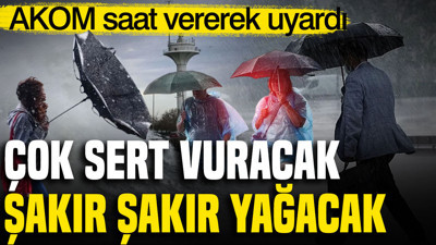 AKOM gün gün uyardı: Gök gürültülü sağanak yağış geliyor (27 Eylül 2026)