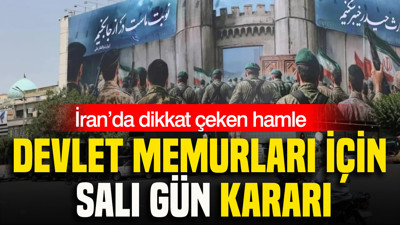 İran’da dikkat çeken hamle: Devlet memurları için salı gün kararı