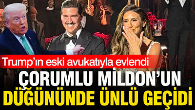 Trump’ın eski avukatıyla evlendi: Çorumlu Turhan Mildon’un düğününde ünlü geçidi