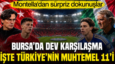 Montella'dan kadroya sürpriz dokunuş: A Milli Takım'ın İtalya maçı muhtemel 11'i